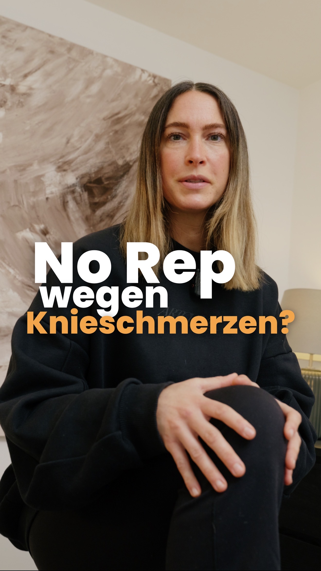 No Rep wegen Knieschmerzen